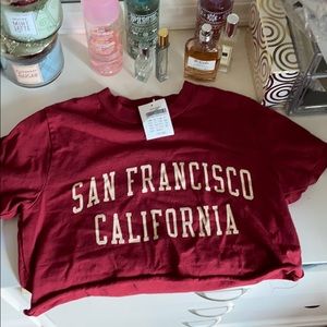 Brandy Melville cropped t shirt